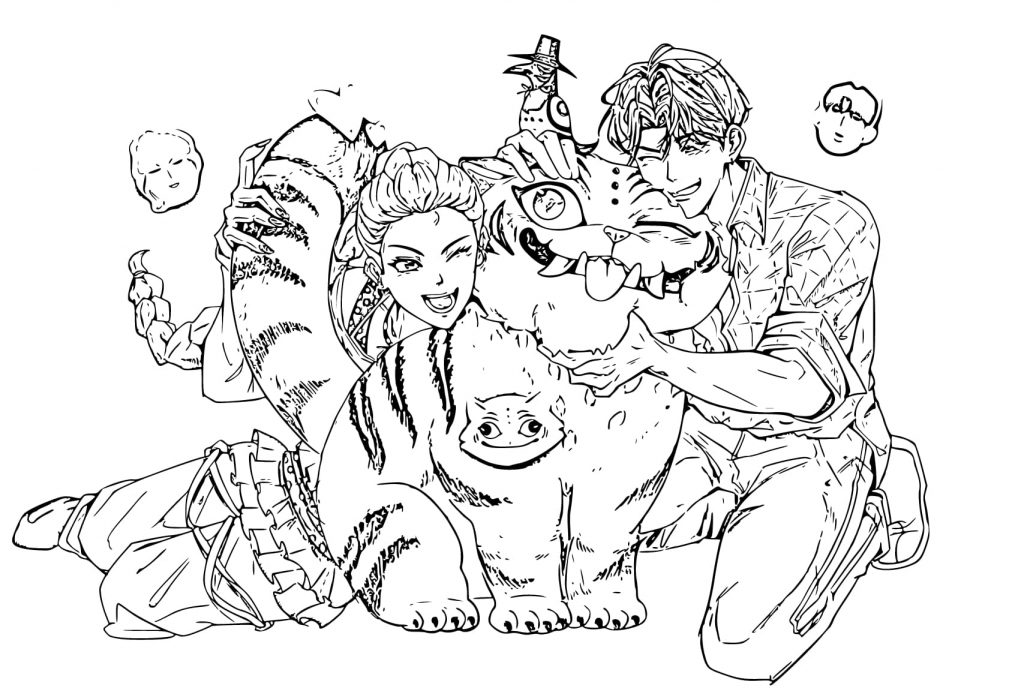 Rumi, Jinu and Tiger