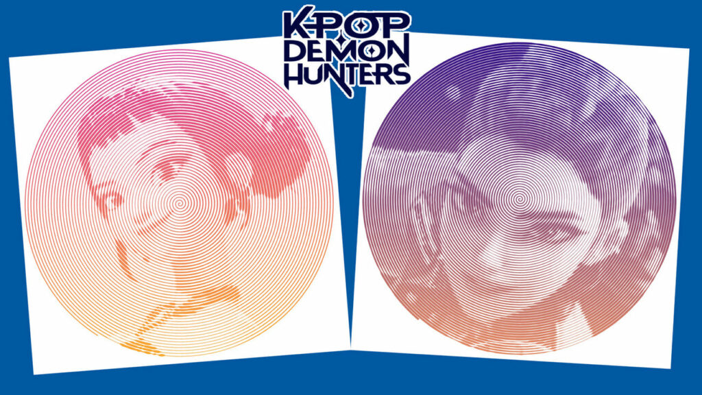 Spiroglyphics K Pop Demon Hunters Coloring Pages