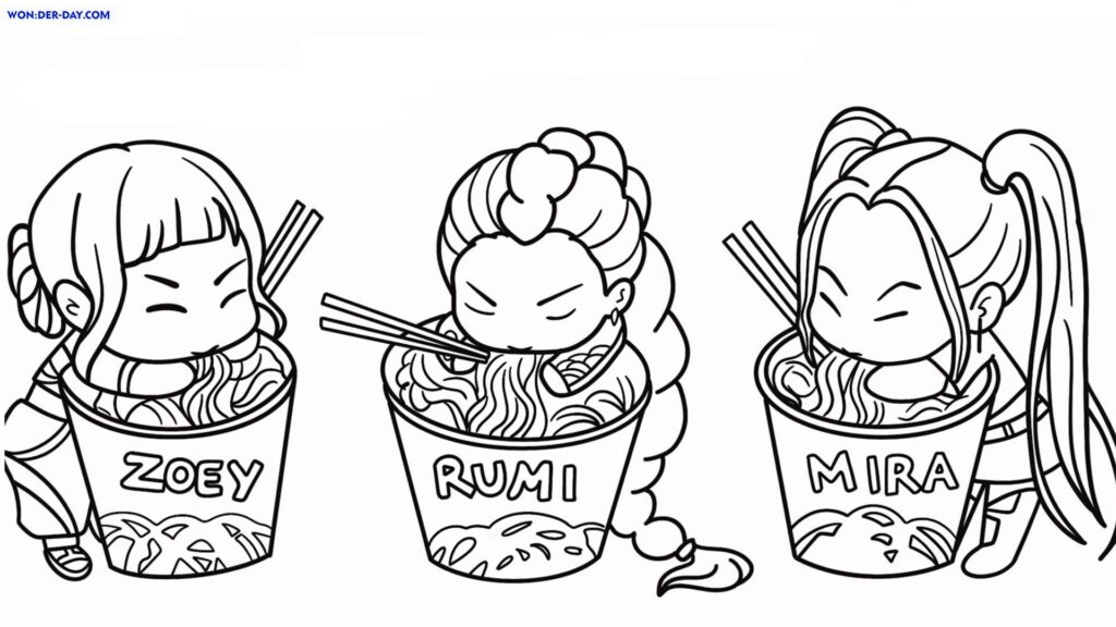 Chasseurs de démons Chibi Kpop